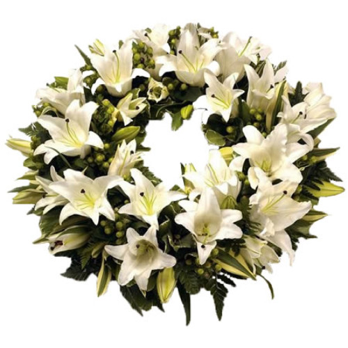 Coroa de Flores Paz de Espírito Coroa de Flores Paz de Espírito